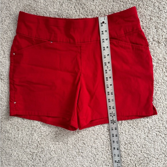 INC International Concepts High Waist Red Shorts - Picture 6 of 6